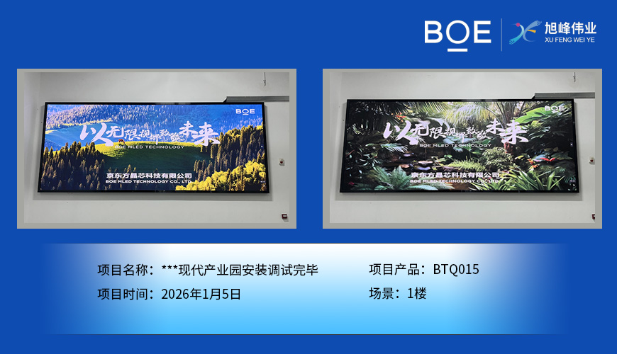 咸宁***现代产业园安装调试完毕