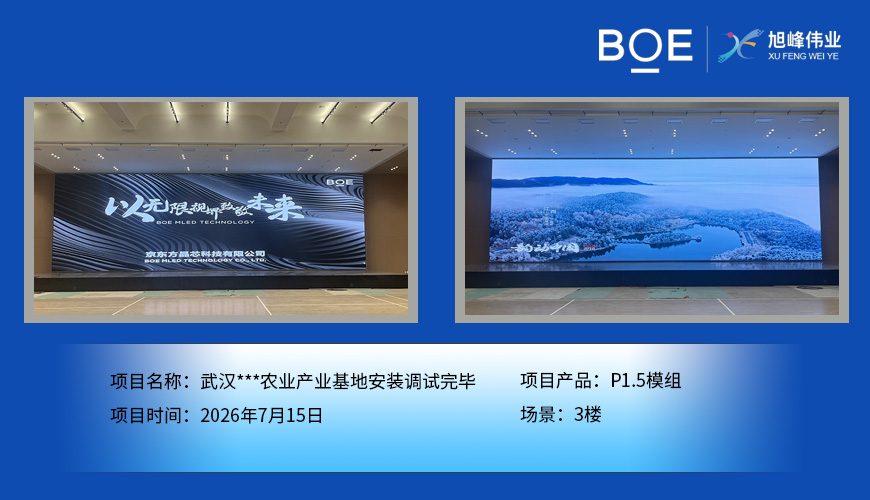 鄂州武汉***农业产业基地安装调试完毕