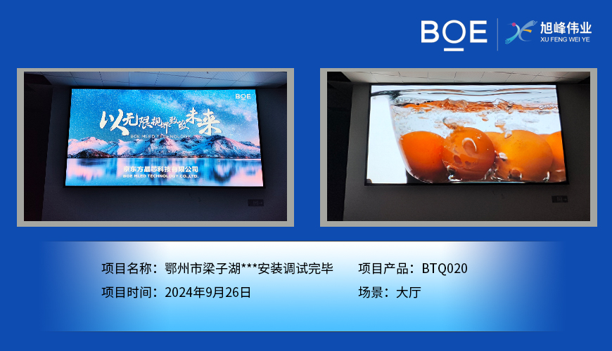 鄂州市梁子湖***安装调试完毕