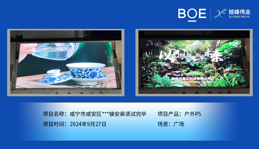 咸宁市咸安区***镇安装调试完毕
